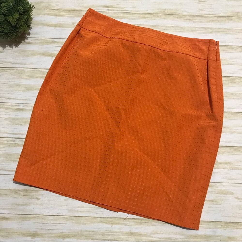 The Limited NEW NWT‎ Bright Orange Pencil Skirt Women’s Plus Size 14